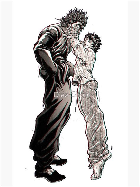 "Baki Vs Yujiro (2)" Poster for Sale by Diaz-Shop | Redbubble