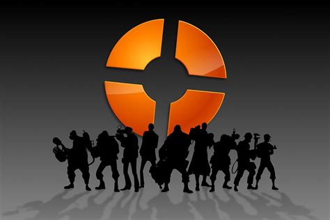 Team Fortress 2 Characters Logo Poster | Team fortress 2, Team fortress ...