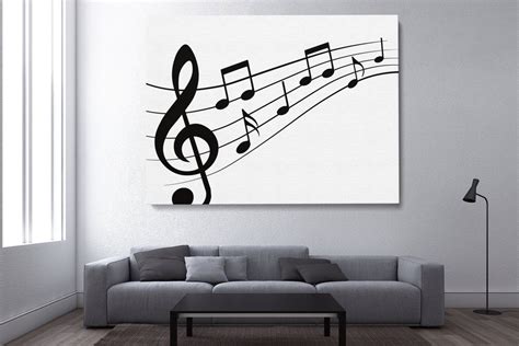 Music Notes Wall Art Music Home Decor Musical Notes Decor Music Lover ...