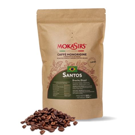 SANTOS, Brazil - MokaSirs Single-Origin Coffee Beans