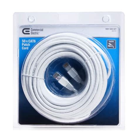 Discount Shop Xbox Router Flat, White Cat6 Ethernet Cable 50 ft ...