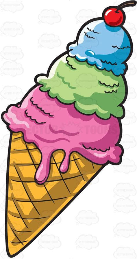 Ice Cream Scoops Clipart | Free download on ClipArtMag