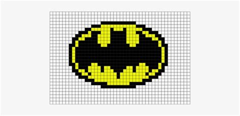 Batman Symbol Minecraft Project - Batman Logo Pixel Art PNG Image ...