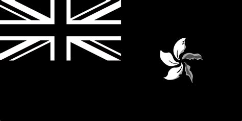 British Hong Kong flag mixed with Black Bauhinia flag : r/HongKongProtest