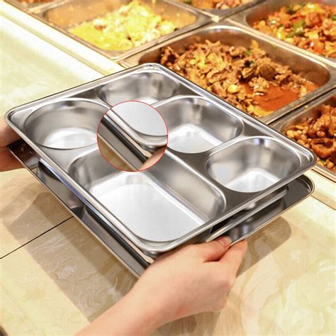 Mlless Stainless Steel Divider Plate for School Lunch, Camping, and ...