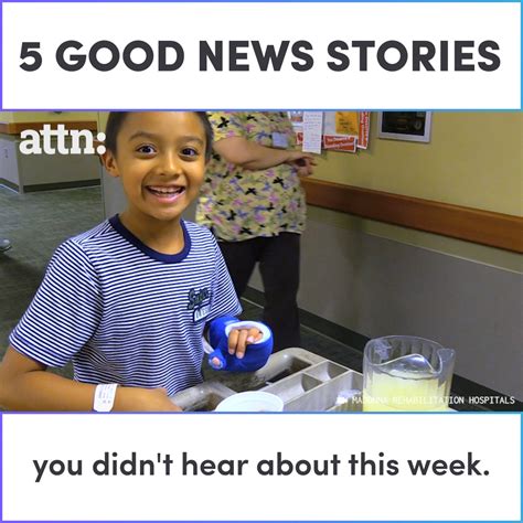 These Five Good News Stories Will Brighten up Your Week - ATTN: