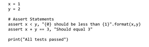 Python Code for Assert Statements | Coding, Math, Equality