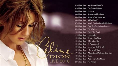 Celine Dion Greatest Hits Full Album - Best Of Celine Dion - YouTube