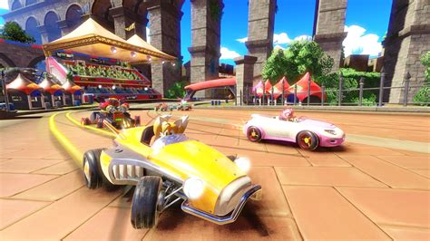 Team Sonic Racing shows off new Market Street track