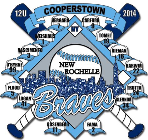 Braves Cooperstown Pin