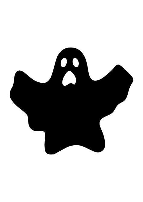 Ghost Silhouette - free svg file for members - SVG Heart | Festas de ...