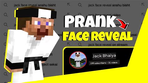 Gamerfleet JACK FACE REVEAL PRANK! @AnshuBisht - YouTube