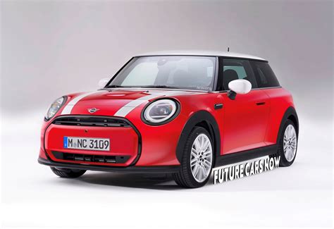 2023 MINI Electric Hatch rendered in production form based on spy shots