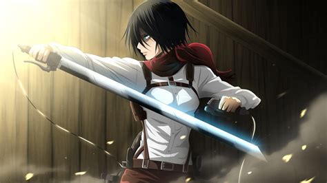 Download Attack On Titan Mikasa Ackerman Anime Art