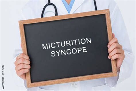 Medications causing micturition syncope - MEDizzy