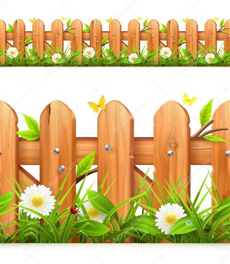 wooden fence border clipart 10 free Cliparts | Download images on ...