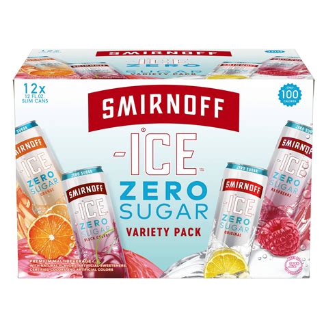 Smirnoff Ice Zero Sugar Variety Pack 12 ct, 12 fl oz | Shipt