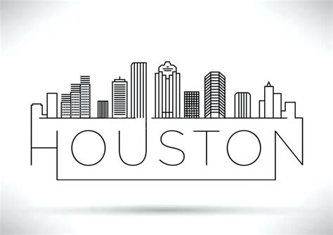 houston skyline outline clipart 10 free Cliparts | Download images on ...