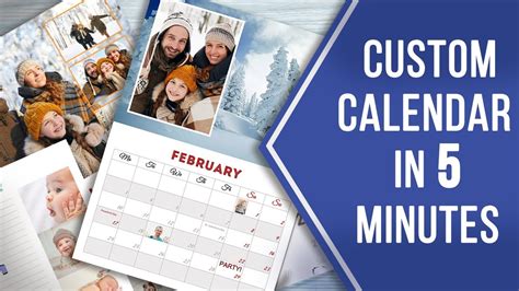 How to Make a Custom Calendar With Pictures 📅 Awesome Design In a ...