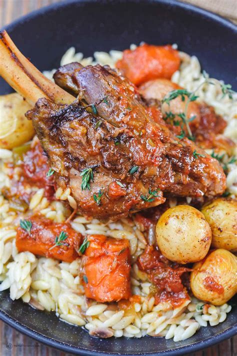 Super Tender Braised Lamb Shanks (Slow Cooker Option)