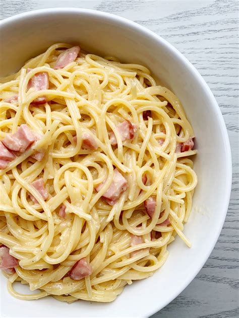 Easy Homemade Pasta Carbonara - Return to the Kitchen - Pasta