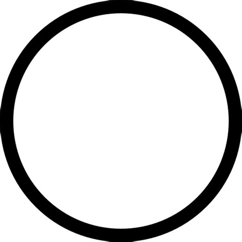 Free Icon | Circle outline