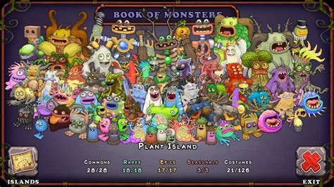 My Singing Monsters Breeding Guide Chart - MSM All Monsters - Games ...