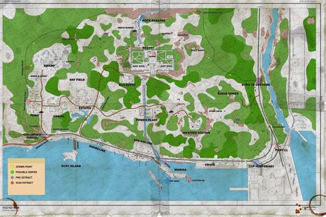 Shoreline Map Escape From Tarkov