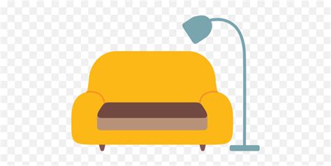 Couch And Lamp Emoji - Couch Emoji,Couch Emoji - free transparent emoji ...