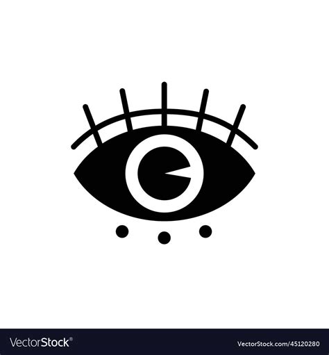 Black eye Royalty Free Vector Image - VectorStock