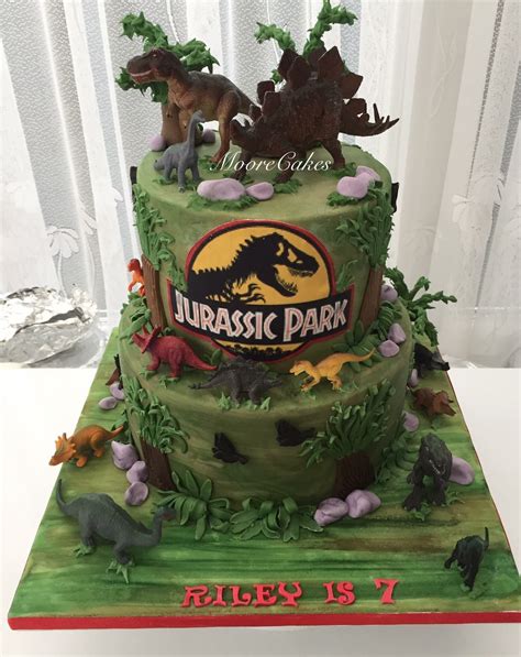 30 Amazing Photo Of Jurassic Park Birthday Cake Jurassic Park Birthday ...