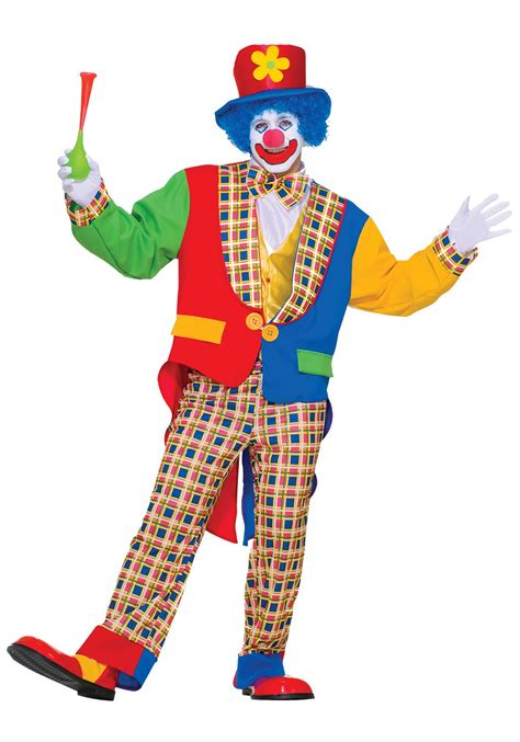 Adult Clown Costume - Men's Clown Halloween Costumes