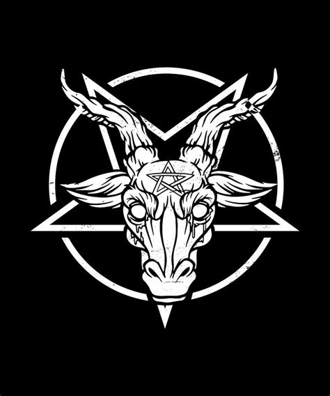 Baphomet Pentagram Digital Art by Me - Pixels