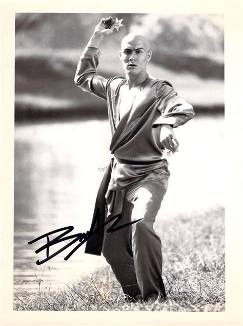 Brandon Lee Autograph Signed Photograph in "Kung Fu" – Tamino