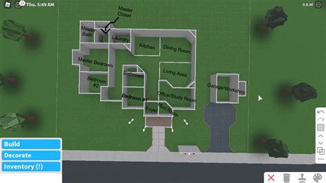 40K Bloxburg House Layout No Gamepasses