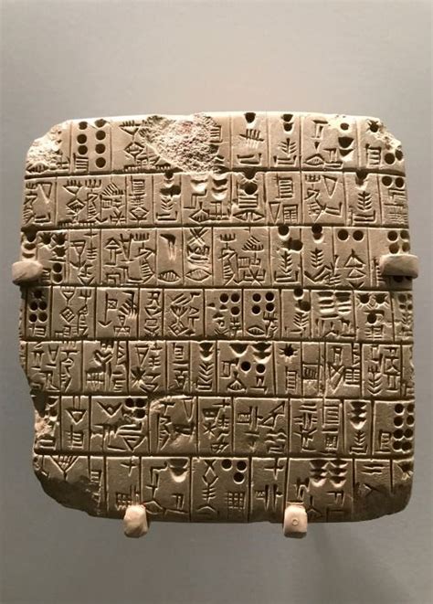 Clay tablet with cuneiform writing from Mesopotamia. University of ...