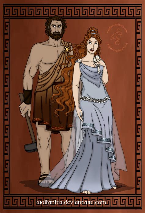 GodsOfAncientGreeceCouples: Hephaestus + Aphrodite by wolfanita on ...