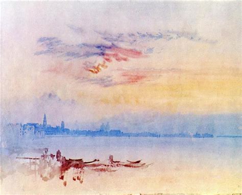 Venice, Looking East from the Guidecca, Sunrise, 1819 - J.M.W. Turner ...