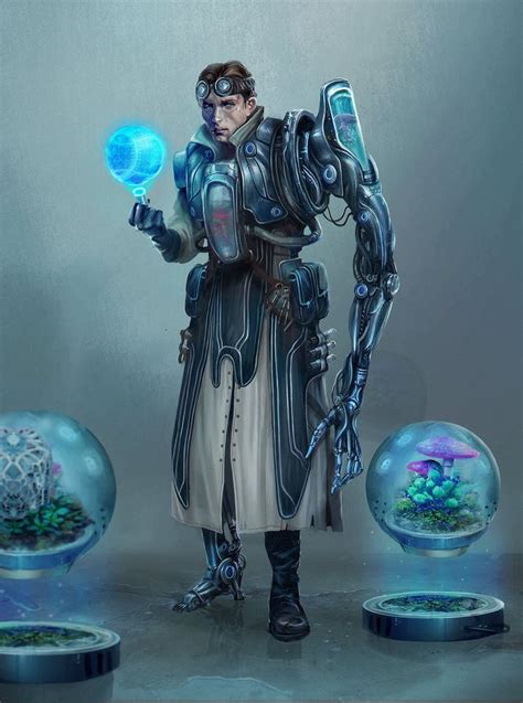 The Scientist by AmyCornelson | Sci fi concept art, Cyberpunk character ...