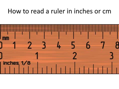 Teach How To Read A Ruler