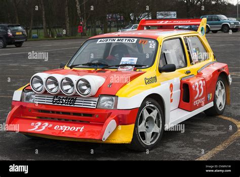 Austin Mini Metro 6R4 Rally Car in the Paddock at Oulton Park Motor ...