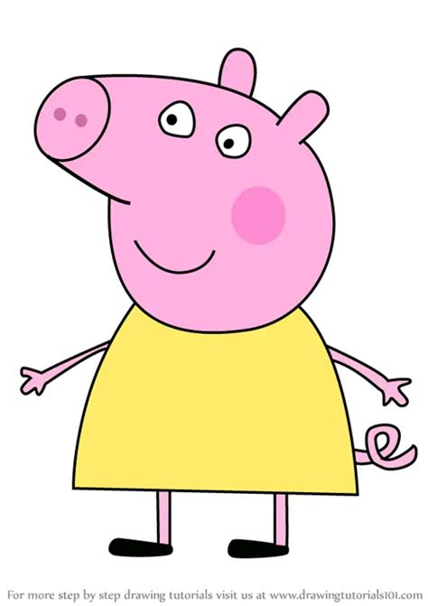 Peppa Pig Cartoon Drawing