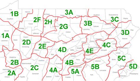 Pennsylvania Hunting Zones Map