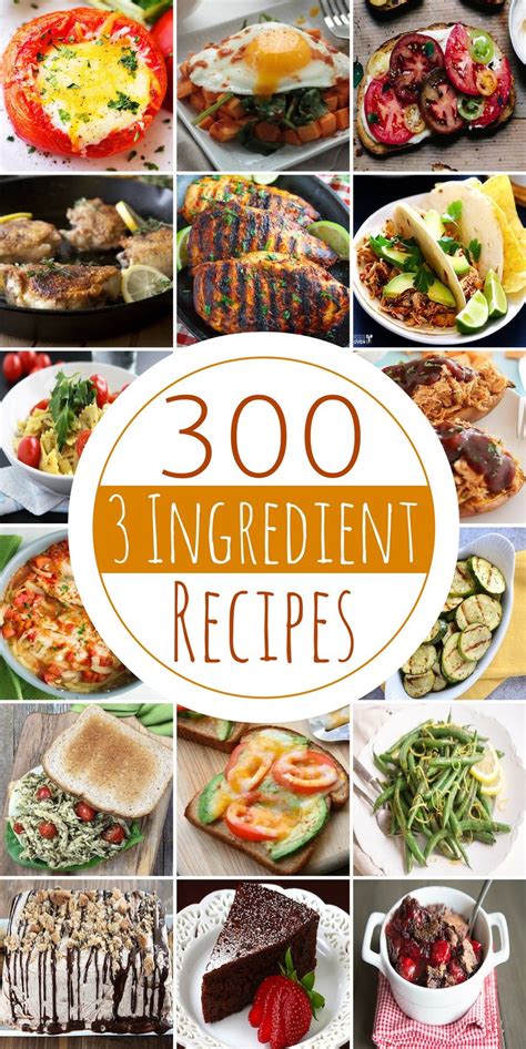 300 3-Ingredient Recipes - Prudent Penny Pincher