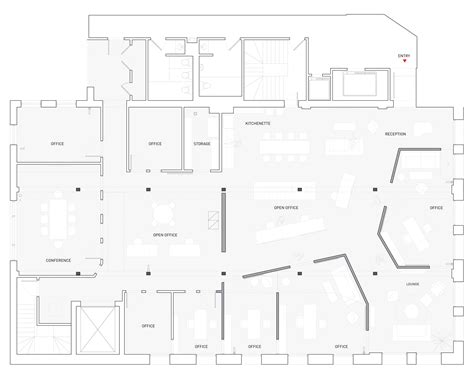 10 offices with floor plans divided in interesting ways – Free Autocad ...