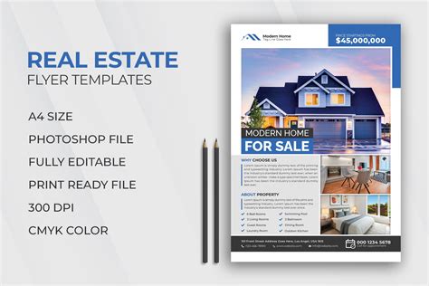 Real Estate Flyer Template - Design Cuts