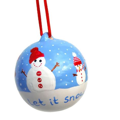 Free Spirit Designs: Hand Painted Christmas Baubles For Handmade Monday