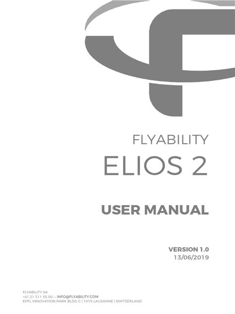 ELIOS 2 User Manual V1-Compressed | PDF | Touchscreen | Aircraft