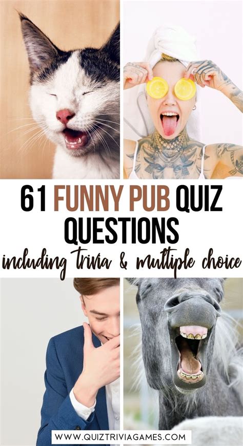 64+ Funny Pub Quiz Questions and Answers - Quiz Trivia Games