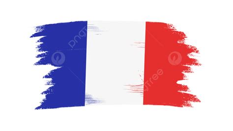 French Flag Hd Transparent, French Flag Cartoon Brush, France, National ...